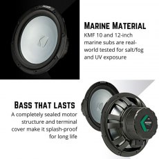 Kicker Marine 10" Single Voice Coil Subwoofer | 4 Ohm Kicker Marine 10" Single Voice Coil Subwoofer | 4 Ohm