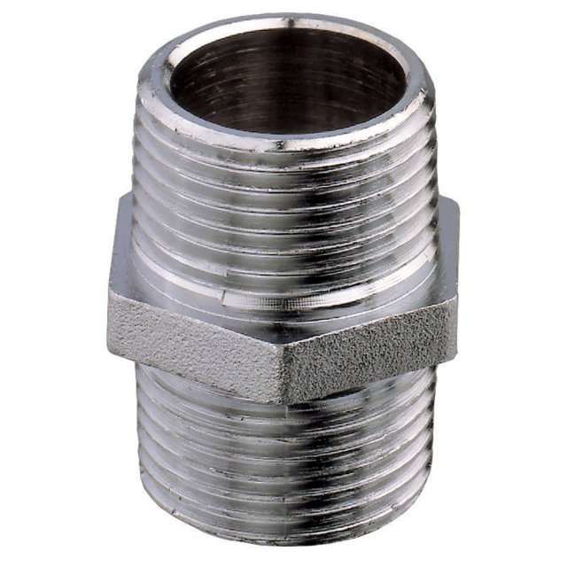 Guidi Guidi Chrome Plated Nipple M-M 1/2 in